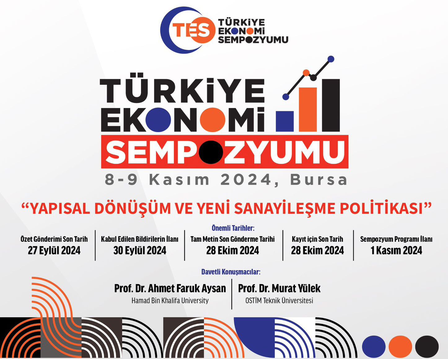 Türkiye Ekonomi Sempozyumu (TES 2024) Bildiri Çağrısı 